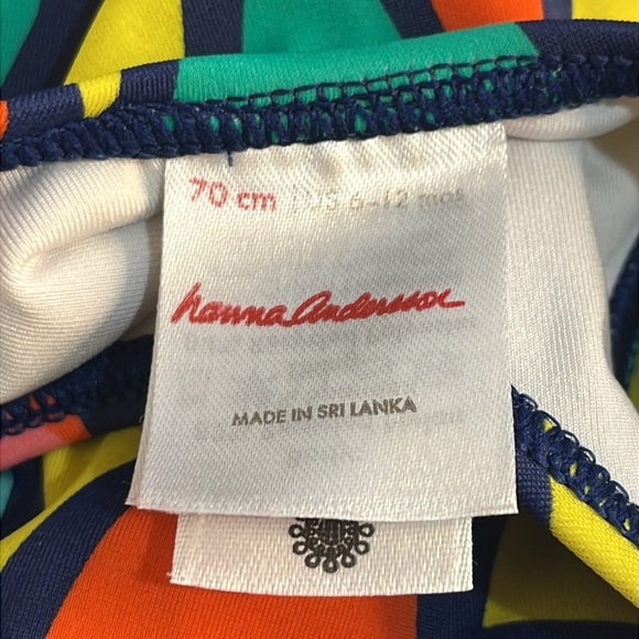 Hanna Andersson Baby Skirted One Piece Swimsuit Size 6-12 Month 70 cm Snow Cones - Picture 5 of 9